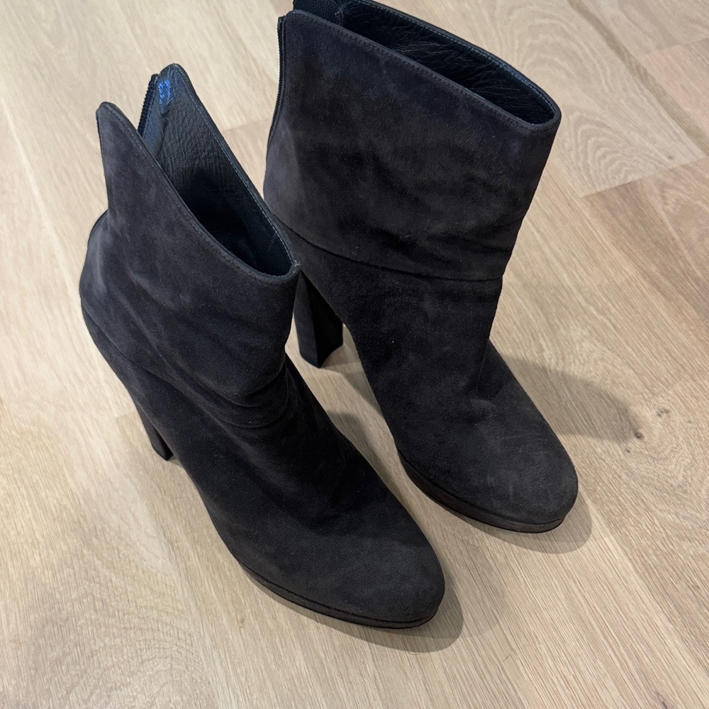 Scoop NYC Black Heeled Boots